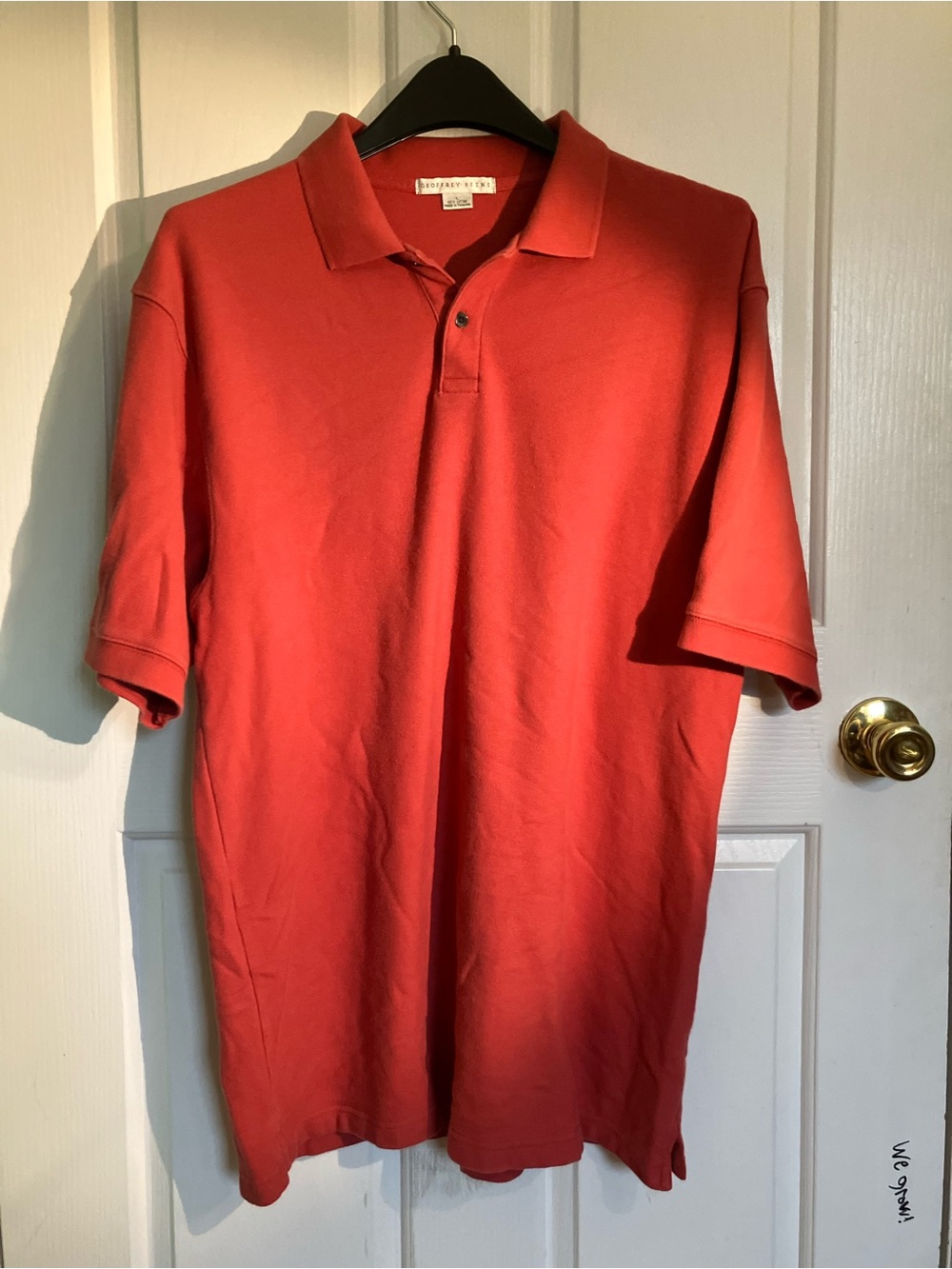 Geoffrey Beene Red Polo Shirt